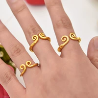 Nhẫn giả vàng đôi nhẫn chính tả siêu mẫu Baosha Jin Xiangyun yêu bạn 10.000 năm nhẫn nữ Tôn Ngộ Không nhẫn nữ