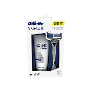 Gillette/Gillette Cloud Sensory Blance 1+2 Заголовок ножа 2+два -In -One Bress Cleansing Milk 80G