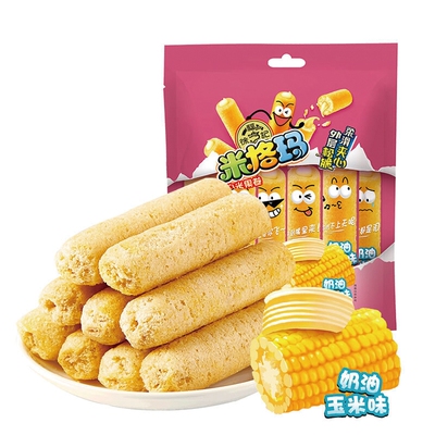 Крекеры рисовые Hsu Fu Chi Migma со сливочно-кукурузным вкусом 90г