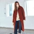 Quần áo Handu 2018 Áo khoác nữ mùa đông mới của Hàn Quốc áo khoác len dài lỏng lẻo LF7418 - Áo Hàn Quốc Áo Hàn Quốc