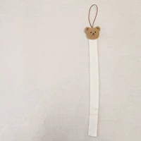 Объемный мишка (ремешок для хранения) коричневый