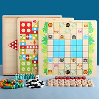 Деревянная настольная игра-головоломка для раннего возраста, универсальная стратегическая игра, интерактивная экшн-игра, для детей и родителей