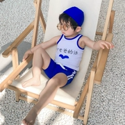 Bộ đồ bơi trẻ em mùa hè 2019 mới in hình bé trai hai mảnh áo tắm cho bé - Đồ bơi trẻ em