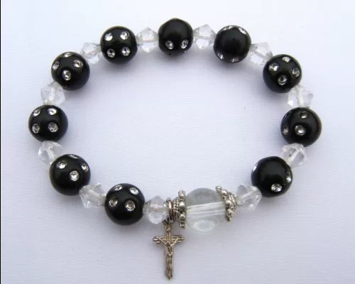 Аcrylic bracelet handmade, rosary