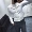 Cổ áo mới ruy băng màu áo sơ mi dài tay nam phiên bản Hàn Quốc của thời trang tự tu luyện cá tính áo thêu - Áo ao cong so