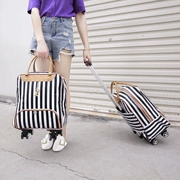 Hàn quốc phiên bản của bánh xe phổ túi xe đẩy túi du lịch nữ công suất lớn túi xách du lịch trên khung gầm ánh sáng túi hành lý khoảng cách ngắn