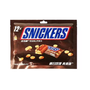 Snickers арахисовый бутерброд шоколад 20 г*12/сумка