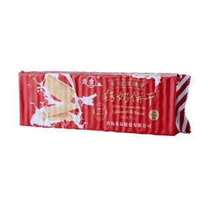Печенье Qingshi молочное с хитозаном, олигосахаридом кальция, 170 г/пакет