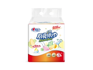 Специальное кухонное маслопоглощающее бумажное полотенце Xinxiangyin, двухслойное (KDT170), 70 насосов*3