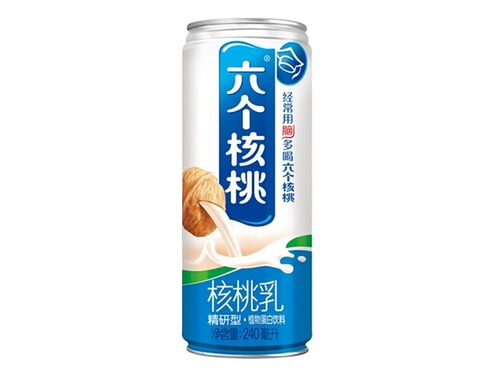 Янгуань 240 мл шесть ореховых ореховых маленьких маленьких упаковочных молочных продуктов
