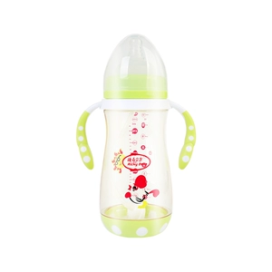 [瑞奇贝尔双色带底座PPSU鸭头水壶&奶瓶两用320ml/个]