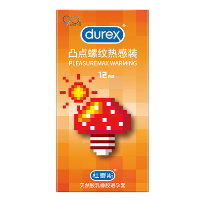 Презервативы Durex из натурального латекса, 12 шт., термопрезервативы с резьбой