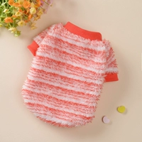 Красная полосатая бархатная куртка