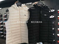 Li Ning chính hãng 2018 loạt bóng rổ nữ mới 90% ngỗng xuống áo vest AMRN026 - Áo thể thao áo khoác gió nữ adidas