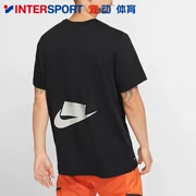 Nike Nike nam tay ngắn mùa hè 2019 mới nhanh khô thoáng khí đào tạo áo chạy bộ áo thun thể thao CD3176 - Áo phông thể thao