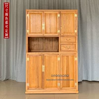 Полный деревянный китайский стиль домашний шкаф для обуви Старый Вяз Сюанганский шкаф All -IN -Один шкаф Большой -мощность автобусная гостиная гостиная