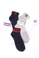 Hàn Quốc nhập khẩu chính hãng vớ vớ nam vớ cotton retro hai thanh ngắn socks nam kích thước lớn vớ thể thao tất thổ cẩm