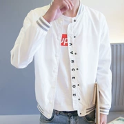 Của nam giới mùa hè siêu mỏng đứng cổ áo jacket mùa hè Hàn Quốc xu hướng tự trồng giản dị kem chống nắng quần áo của nam giới thể thao