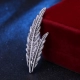 Старинные серебряные двойные листья 5,5*1,5см.