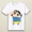 Crayon Shin-Yoshihara Mới giúp Xiaobai anime xoay quanh áo phông nam và nữ lỏng lẻo quần áo học sinh trẻ em mùa hè áo phông nam tay ngắn cổ trụ