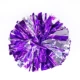Фиолетовое+серебряное кольцо (футбольный размер)