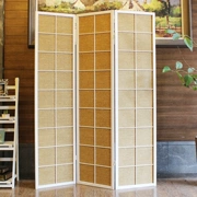 Shang Fanle Phong cách Nhật Bản khung gỗ rắn giấy gấp màn hình phòng khách nhà phòng ngủ đơn giản phân vùng di động - Màn hình / Cửa sổ