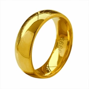 Cửa hàng vàng với phiên bản nâng cấp của nhẫn nam mạ vàng euro tiền vàng nhẫn vàng mô phỏng 999 thời gian dài không phai