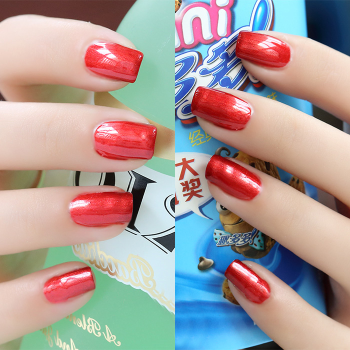 Màu sắc ngọt ngào Eco Nail Ba Lan Màu nhỏ sáng bóng Blues S134 - Sơn móng tay / Móng tay và móng chân nail chân