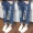 Trẻ em mặc 2019 mẫu mùa xuân và mùa thu cô gái quần jean trẻ em lớn trẻ em quần bé chân mỏng quần dài giản dị thủy triều - Quần
