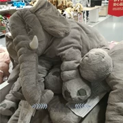 Thành Đô IKEA Yatesto Leju Voi mẹ và con voi búp bê gối đồ chơi sang trọng để thoải mái mua trong nước - Đồ chơi mềm
