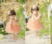 2019 trẻ em gái mới chụp ảnh quần áo nghệ thuật điêu khắc ảnh studio quần áo trẻ em Hàn Quốc em bé trăm ngày quần áo - Khác
