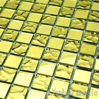 Золотое зеркало+рисунок золотистого камня