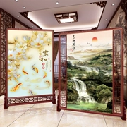 Trung Quốc mới màn hình phân vùng trang trí phòng khách hiện đại tối giản văn phòng khách sạn rắn gỗ màn hình hiên rỗng - Màn hình / Cửa sổ