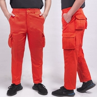 Оранжевый красный (шесть карманов осенью и зимой)