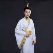 Xian Xia trang phục hiệp sĩ nam Hanfu con trai học giả quần áo màu đen trẻ trung và trung niên nhà Minh ảnh cổ điển kịch lớn - Trang phục dân tộc