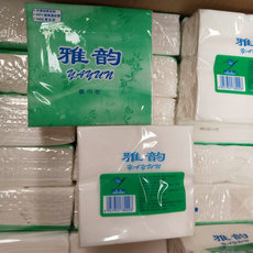 Салфетка/сумка 雅韵230餐巾纸全木浆方巾纸原生浆酒店用餐饮面巾纸小包单层96包