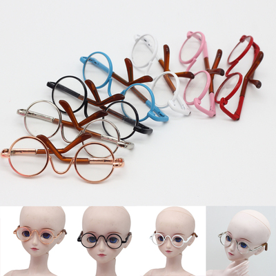 taobao agent Sunglasses, doll, metal glasses, 6.5cm, 60cm