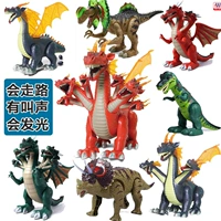 Điều khiển từ xa điện khủng long đồ chơi mô phỏng động vật mô hình Tyrannosaurus quá khổ đi bộ trứng cậu bé đồ chơi máy bay điều khiển