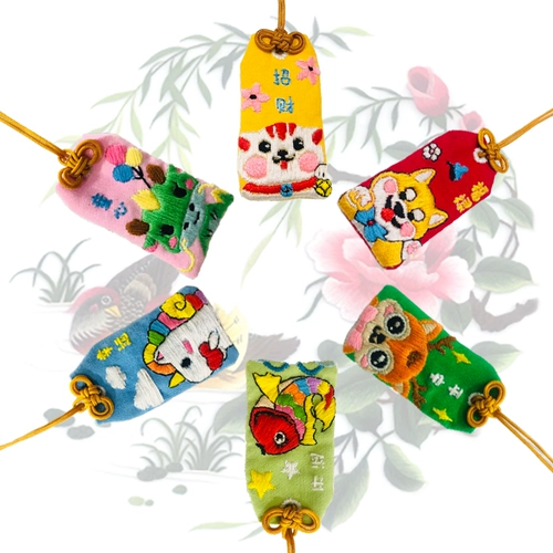 Защитный амулет ручной работы, мешочек подходит для мужчин и женщин, ткань, с вышивкой