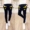 Quần bó sát nam phiên bản Hàn Quốc của quần harem chân váy học sinh chân dài màu đen thuần túy thể thao quần dài thể thao mùa thu đông - Quần mỏng