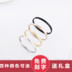 Chữ vòng đeo tay nữ vòng đeo tay màu đen nam Hàn Quốc phiên bản của tùy chỉnh vài bạn gái sinh viên một cặp vòng đeo tay cá tính đơn giản và đa năng Vòng đeo tay Cuff