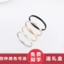 Chữ vòng đeo tay nữ vòng đeo tay màu đen nam Hàn Quốc phiên bản của tùy chỉnh vài bạn gái sinh viên một cặp vòng đeo tay cá tính đơn giản và đa năng gỗ huyết rồng