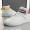 Giày cao gót nam Giày nhỏ màu trắng trong không quân thể thao và giải trí Phiên bản Hàn Quốc của điệu nhảy đường phố trắng tinh khiết giày trắng giày cao cổ quân đội