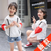 Cô gái mặt trời bảo vệ quần áo 2018 mùa hè mới Hàn Quốc phiên bản của chống uv phần mỏng trẻ em của nước ngoài bé bé quần áo chống nắng áo khoác