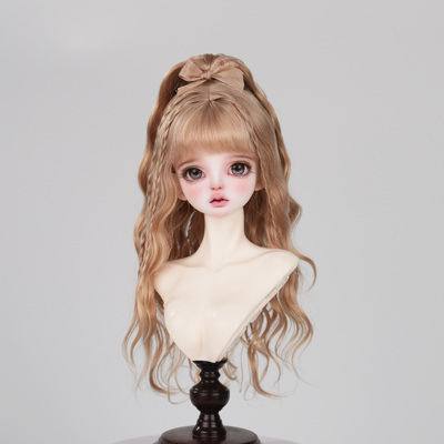 taobao agent [AWEN] Awen BJD wigs 4 points and 6 points, Russian Malaysia Hai Mao Half -ponytail Re -Edition ordinary bangs
