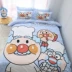 bánh mì đỏ Net Superman bông Pink Panther cartoon gia đình bốn trẻ em rửa giường ký túc xá lanh chăn bộ comforter - Bộ đồ giường bốn mảnh chăn ga gối đệm Bộ đồ giường bốn mảnh