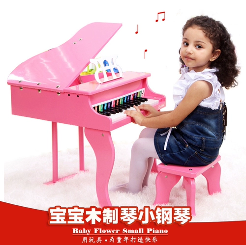 Деревянное детское пианино, музыкальные музыкальные инструменты, игрушка для детского сада для мальчиков и девочек, европейский стиль, раннее развитие, подарок на день рождения
