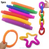 10PCS FidgeT PoP Tube ToyS PiPe SenSory ToyS For STreSS And