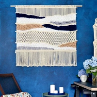 [Mây] mà treo treo tấm thảm tường dệt tay ban đầu thiết kế màu sắc trang trí tùy chỉnh phòng khách - Tapestry thảm vải treo tường