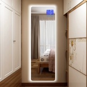 Led gương gương thông minh thay đồ gương tiết kiệm năng lượng bầu không khí treo tường phù hợp gương nhà đơn giản toàn thân gương tường gương - Gương